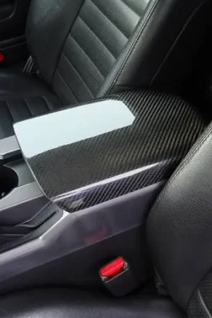 Ford Mustang TruFiber Carbon Fiber LG38 Arm Rest Cover TC10024-LG38 Holiday Sale