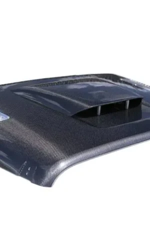 Top Pick Jeep Wrangler TruFiber Carbon Fiber Cuda 3" Cowl Hood TC50120-A69