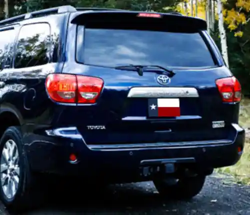 Toyota Sequoia DAR Spoilers OEM Look Roof Wing w/ Light ABS-718 Genuine