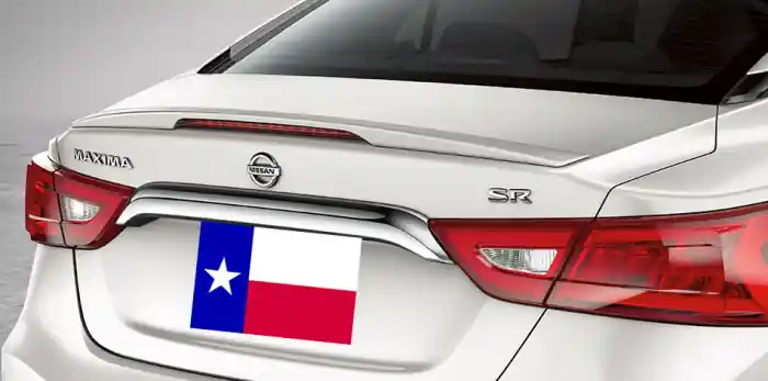 Budget Nissan Maxima (Sm) DAR Spoilers OEM Look Trunk Lip Wing w/ Light ABS-791