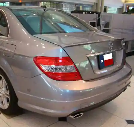 Buy Direct Mercedes C-Class Sedan DAR Spoilers OEM Look Trunk Lip Wing w/o Light ABS-724