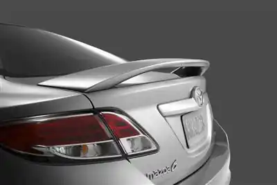 Must Have Mazda 6 Sedan DAR Spoilers OEM Look 3 Post Wing w/ Clear Light ABS-731
