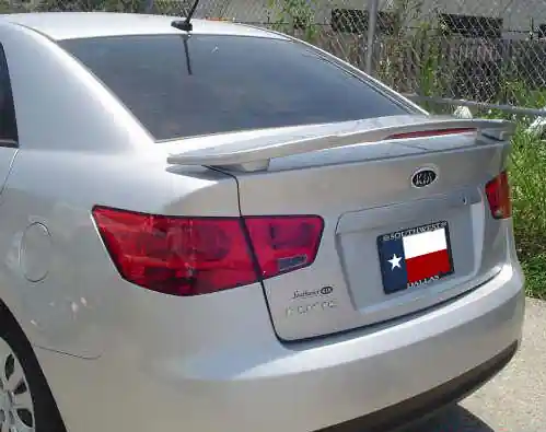 Super Sale Kia Forte Sedan DAR Spoilers Custom 3 Post Wing w/ Light FG-250