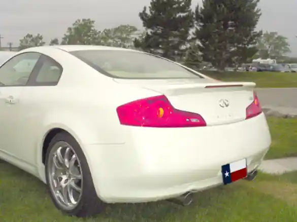 New Arrival Infiniti G35 Coupe DAR Spoilers OEM Look Flush Wing w/ Light FG-035