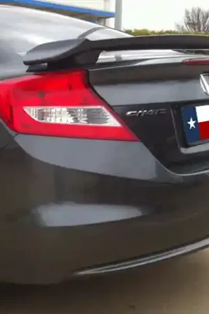 Worldwide Shipping Honda Civic Coupe DAR Spoilers Custom 3 Post Wing w/o Light ABS-761