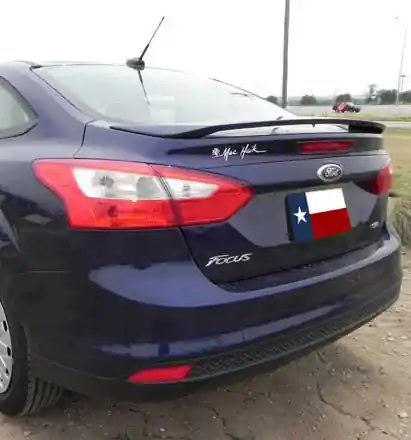 Ford Focus 4Dr DAR Spoilers OEM Look 3 Post Wing w/o Light ABS-755 Super Sale