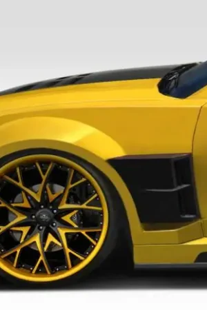 Chevrolet Camaro CCG Duraflex Wide Front Fender Flares 113058 Wholesale