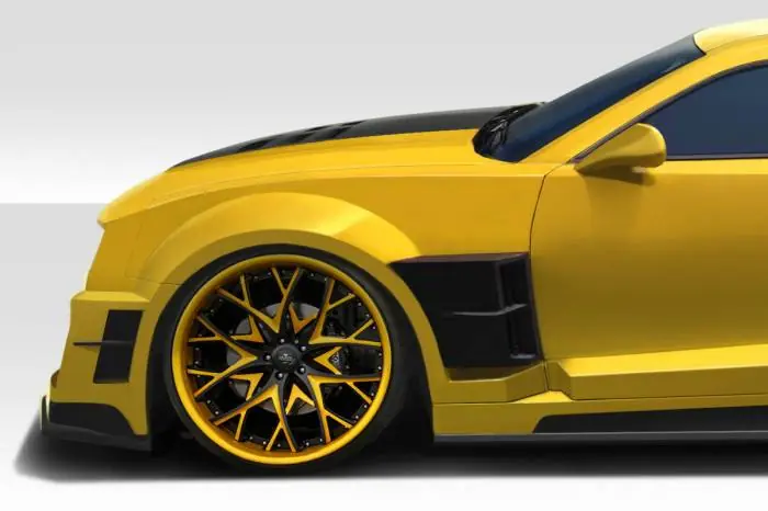 Chevrolet Camaro CCG Duraflex Wide Front Fender Flares 113058 Wholesale
