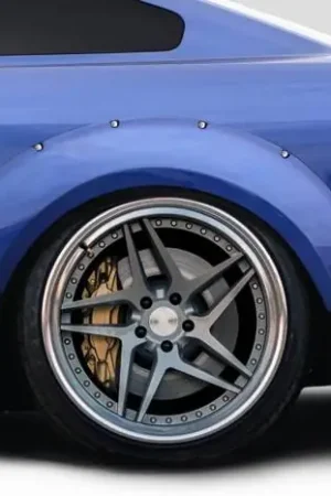 Professional Grade Ford Mustang Circuit Duraflex 75MM Rear Fender Flares 112636