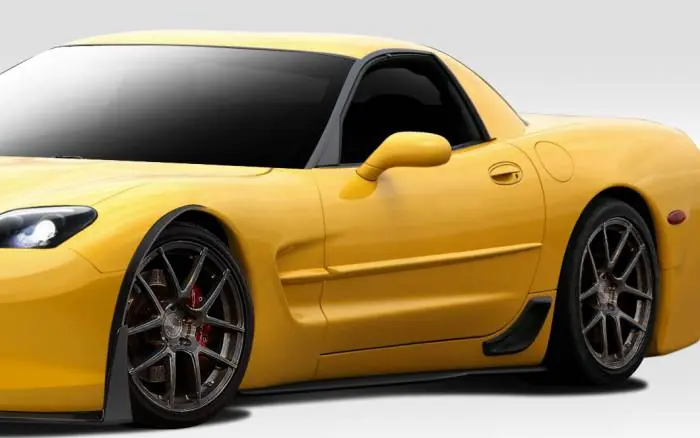 Viral Chevrolet Corvette Stingray Z Duraflex Side Skirts Body Kit 112339