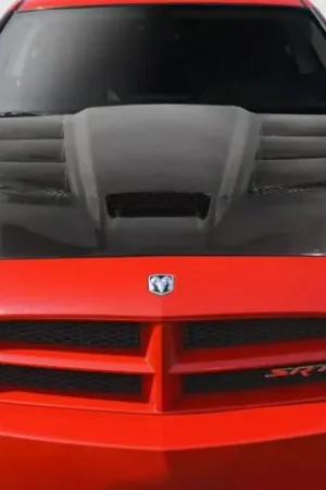 Fresh Stock Dodge Charger Viper Look DriTech Carbon Fiber Body Kit- Hood 113115