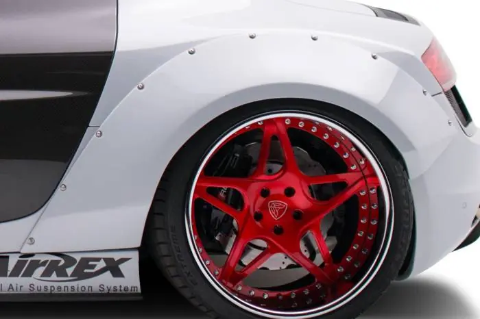 Fast Shipping Audi R8 AF Signature Series Aero Function Rear Fender Flares 113068