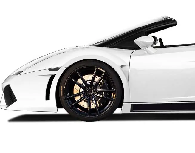 Premium Lamborghini Gallardo AF1 Aero Function Widebody Front Fender Flares 109605