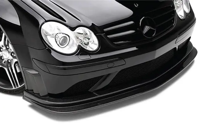 Mercedes CLK Black AF1 Aero Function Front Bumper Add On Body Kit 108923 Order Now
