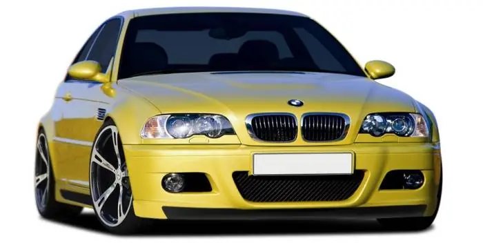 Last Chance BMW M3 2DR AF-2 Aero Function (GFK) Front Bumper Add On Body Kit 107887