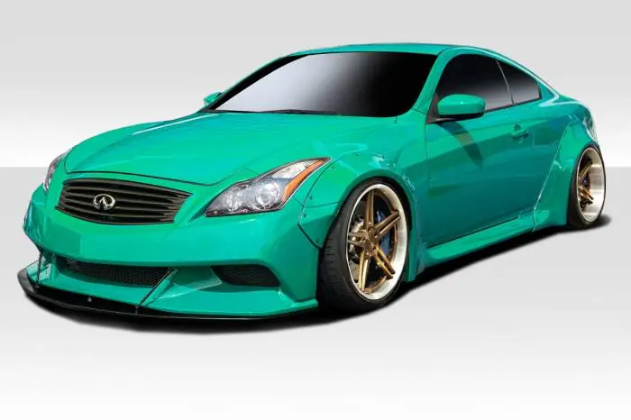Fast Shipping 08-15 Fits Infiniti G Coupe LBW Duraflex Full Widebody Fender Body Kit!!! 113665