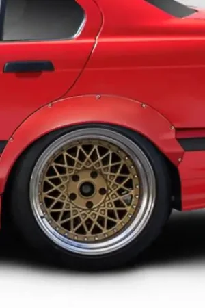 BMW 3 Series RBS Duraflex Rear Fender Flares 113677 Brand New