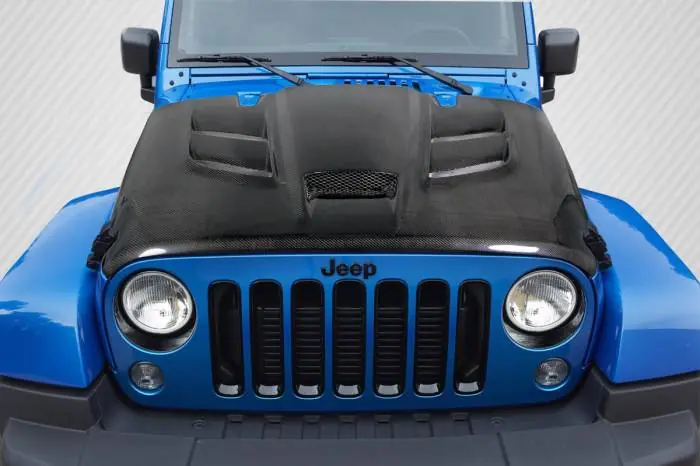 Buy Direct Jeep Wrangler Viper Look Carbon Creations Body Kit- Hood 113645