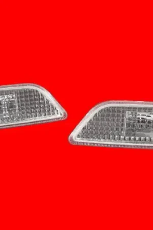 In Demand Mercedes C207 E- Class 2D Crystal Clear Front DEPO Bumper Light