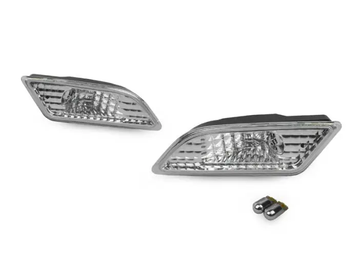Mercedes W204 Clear DEPO Bumper DEPO Side Marker Lights Trusted Brand