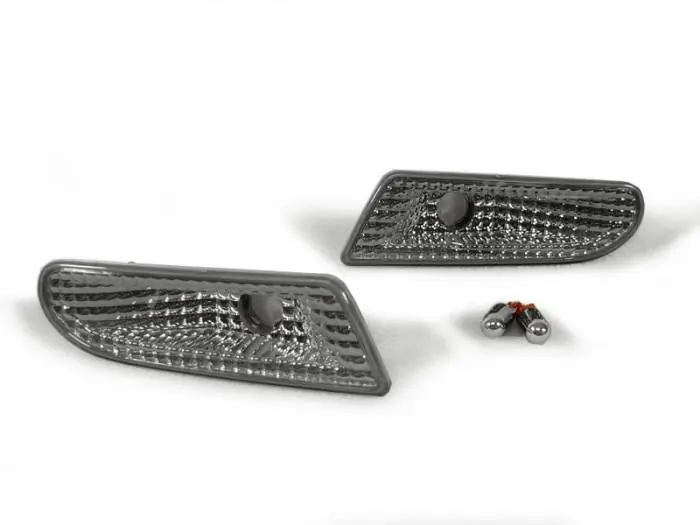 Mercedes W220 S-Class Crystal Smoke DEPO Bumper Lights Hassle-Free Returns