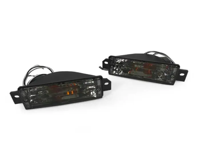 BMW E30 Crystal Smoke DEPO Bumper Lights Direct From Manufacturer