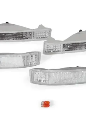Honda Prelude Crystal Clear 4 Piece DEPO Bumper Signal Light Set New Arrival