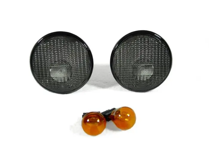 Jeek JK Wrangler Smoke DEPO Bumper Signal Light Premium