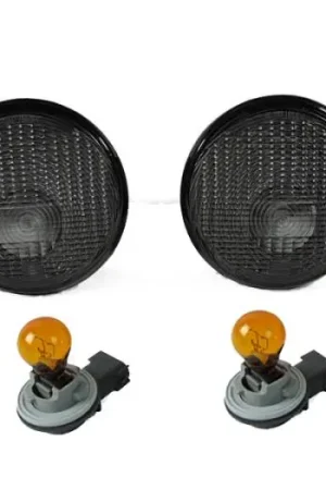 High Quality Jeep Wrangler JK Smoke DEPO Front Signal Lights