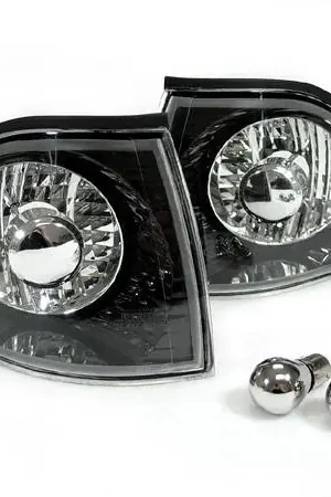 Top Pick BMW E36 3D/4D Crystal Clear Black DEPO Corner Light
