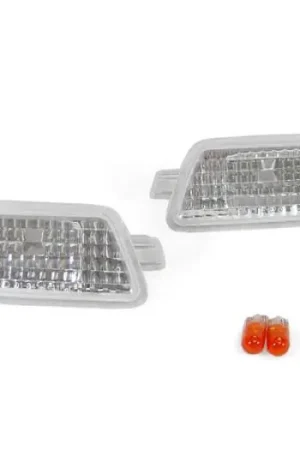Warranty Included Audi A6 Crystal Clear Front DEPO Bumper Lights