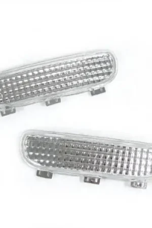 Original BMW E46 2D/Cabrio Crystal Clear DEPO Front Bumper Reflector