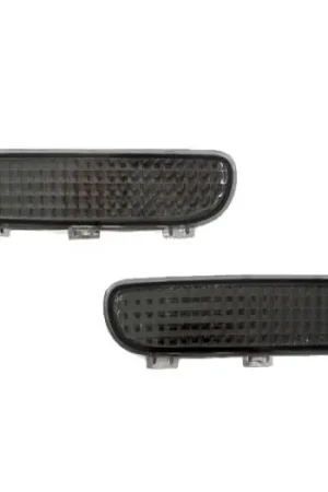 Don’t Miss Out BMW E46 2D/Cabrio Crystal Smoke DEPO Front Bumper Reflector