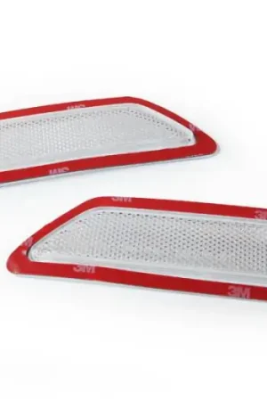 Deal BMW F30 / F31 3 Series Clear DEPO Front Bumper Reflector Lights