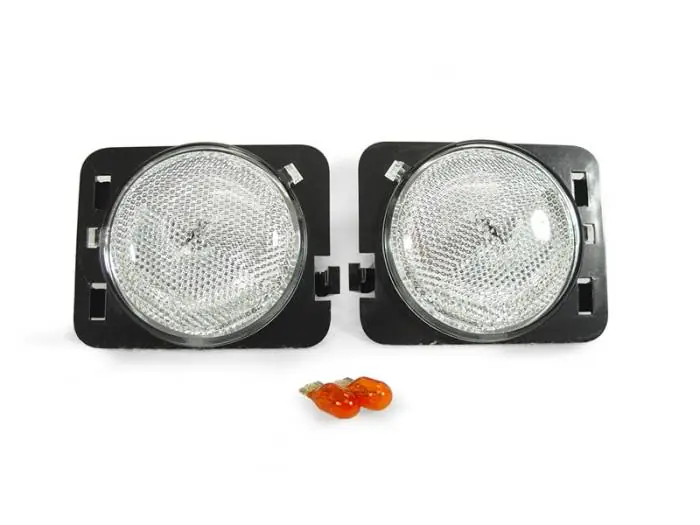 Jeep JK Wrangler JK Clear DEPO Bumper DEPO Side Marker Light One Day Deal