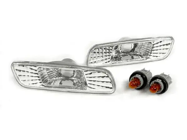 Lexus IS300 Crystal Clear Front DEPO Bumper DEPO Side Marker Light Free Returns
