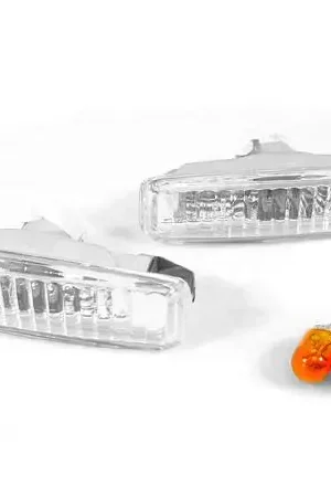 BMW E39 CRYSTAL CLEAR DEPO Side Marker LightS Worldwide Shipping