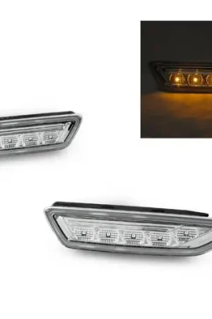 Special Offer Mercedes R230 Sl Class (Non-Amg) Clear Amber Led DEPO Bumper Side Marker