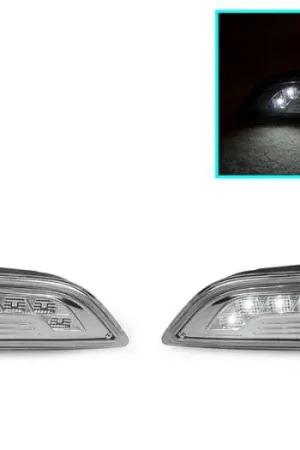 Mercedes W204 Clear White Led Bumper DEPO Side Marker Lights Seasonal Sale