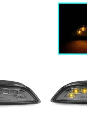 Flash Sale Mercedes W204 Smoke Amber Led Bumper DEPO Side Marker Lights