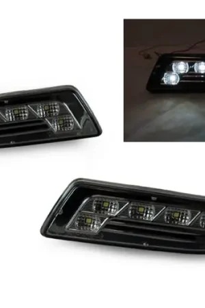Mercedes W220 S-Class Crystal Smoke White Led DEPO Bumper Lights While Supplies Last