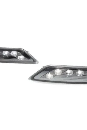 Hot Deal Mercedes W221 S- Class Crystal Clear White Led Front DEPO Bumper Light