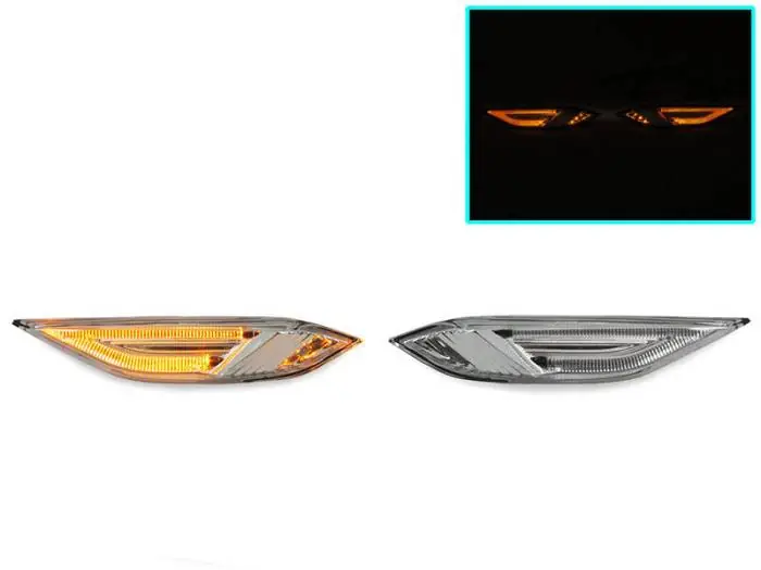 Porsche Cayenne 958 Clear Amber Led Light Bar DEPO Side Marker Save Now