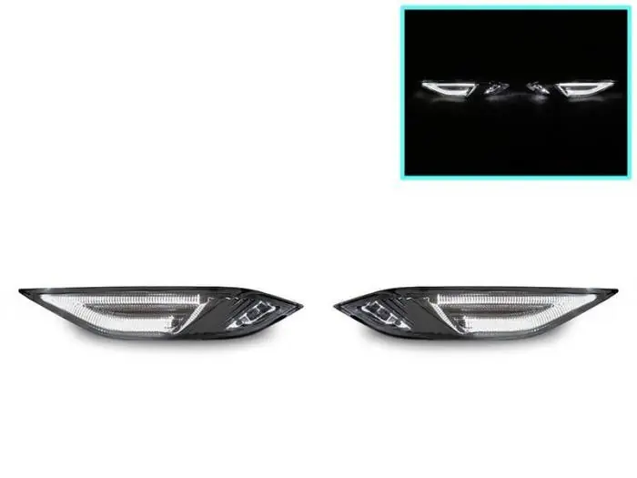 Big Sale Porsche Cayenne 958 Smoke White Led Light Bar DEPO Side Marker