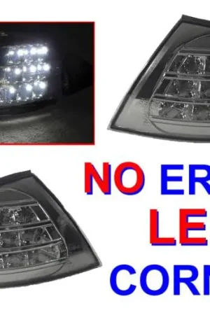 Hot Deal BMW E46 4D/5D Crystal Smoke White DEPO Led Corner Lights