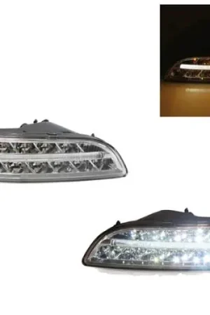 Porsche 997.1 Led Drl DEPO Clear Front Light With Sequential Signal Warranty Included