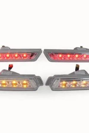 Chevy Camaro Clear Led Amber Front/Red Rear DEPO Bumper DEPO Side Marker Lights Final Sale