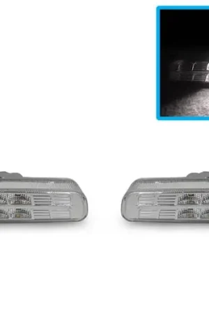 Lexus RX300 Crystal Clear White Led DEPO Front Bumper Side Marker Last Chance