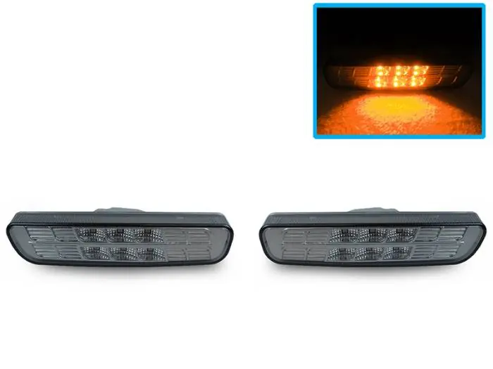 Lexus RX300 Crystal Smoke Amber Led DEPO Front Bumper Side Marker Wholesale