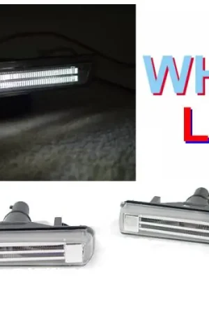 BMW E38 7 Series/E46 M3 Crystal Light Bar White Led Clear DEPO Side Marker Price Cut